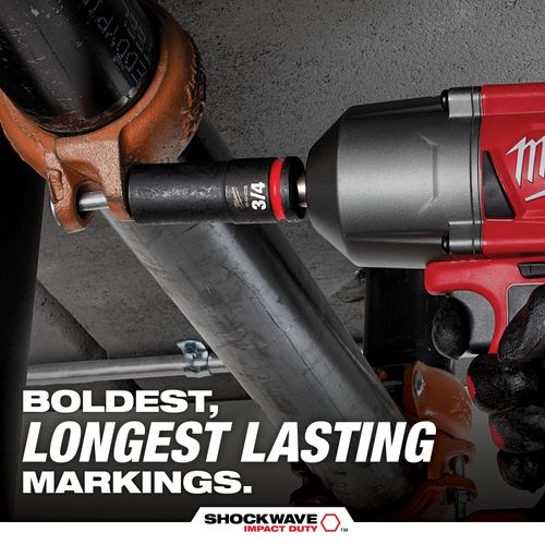 Main product image of 8 Piece SHOCKWAVE Impact Duty 3/4" Drive Metric Deep 6 Point Socket Set, 49-66-7020