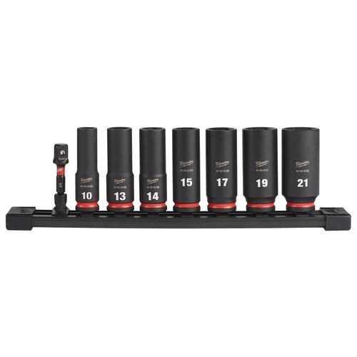 Main product image of 8 Piece SHOCKWAVE Impact Duty 3/8" Drive Metric Deep 6 Point Socket Set, 49-66-7021