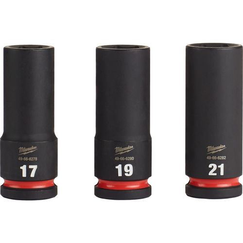 Main product image of 3 Piece SHOCKWAVE Impact Duty 1/2" Drive Metric Deep 6 Point Socket Set, 49-66-7025
