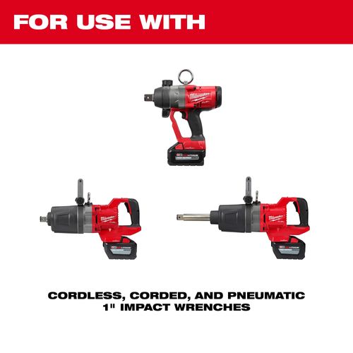 Main product image of SHOCKWAVE Impact Duty 1" Drive 13/16" Standard 4 Point Square Socket, 49-66-7841