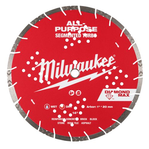 Main product image of 14" DIAMOND MAX All-Purpose Segmented Turbo Diamond Blade, 49-93-7140