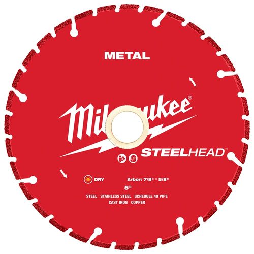 Main product image of 5" STEELHEAD Metal Cutting Diamond Blade, 49-93-7810