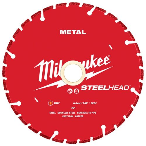 Main product image of 5" STEELHEAD Metal Cutting Diamond Blade, 49-93-7810