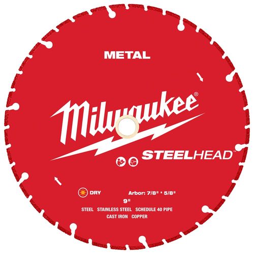 Main product image of 9" STEELHEAD Metal Cutting Diamond Blade, 49-93-7825