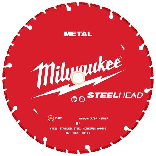 Main product image of 9" STEELHEAD Metal Cutting Diamond Blade, 49-93-7825