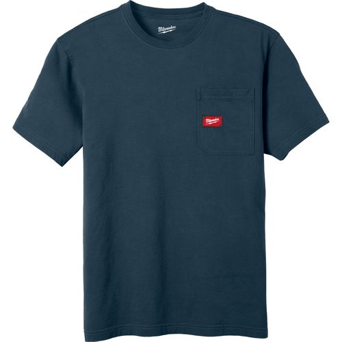 Main product image of GRIDIRON Pocket T-Shirt - Short Sleeve Blue (Small) 605BL-S