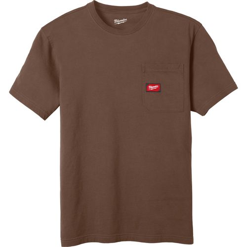 Main product image of GRIDIRON Pocket T-Shirt - Short Sleeve Brown (2XL) 605BR-2X