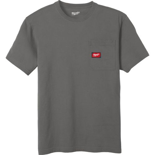 Main product image of GRIDIRON Pocket T-Shirt - Short Sleeve Gray (2XL) 605G-2X