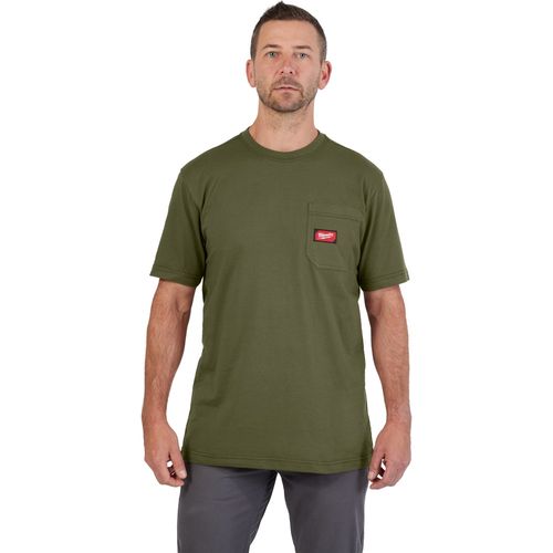 Main product image of GRIDIRON Pocket T-Shirt - Short Sleeve Green (Small) 605GN-S