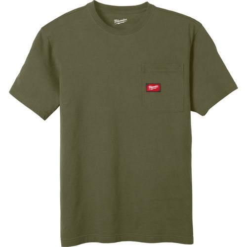 Main product image of GRIDIRON Pocket T-Shirt - Short Sleeve Green (Small) 605GN-S