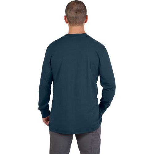 Main product image of GRIDIRON Pocket T-Shirt - Long Sleeve Blue (Small) 606BL-S