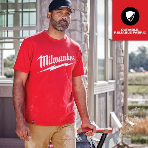 Main product image of Heavy Duty Tee - Short Sleeve Logo Red (XL) 607R-XL