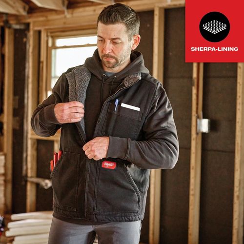 Main product image of GRIDIRON Sherpa-Lined Vest - Black (3XL) 801B-3X