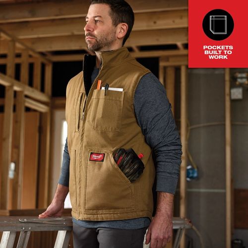 Main product image of GRIDIRON Sherpa-Lined Vest - Black (3XL) 801B-3X