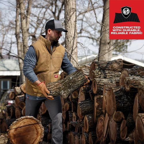 Main product image of GRIDIRON Sherpa-Lined Vest - Brown (Small) 801BR-S