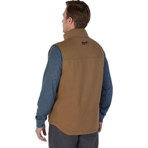 Main product image of GRIDIRON Sherpa-Lined Vest - Brown (Small) 801BR-S