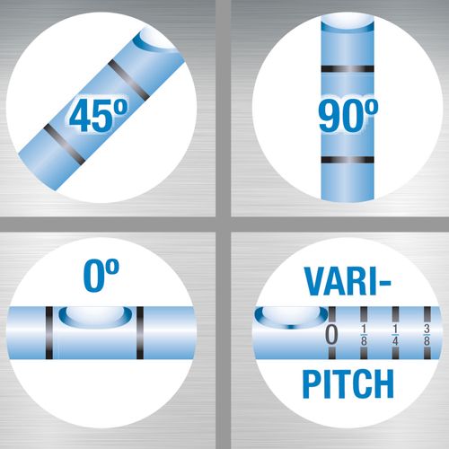 Main product image of 8" TRUE BLUE Die Cast Torpedo Level