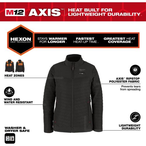 Main product image of M12 Women's Heated AXIS Jacket (XS) F102B-21XS