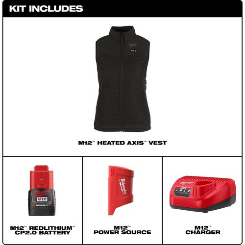 Main product image of M12 Women's Heated AXIS Vest (2XL) F300B-212X