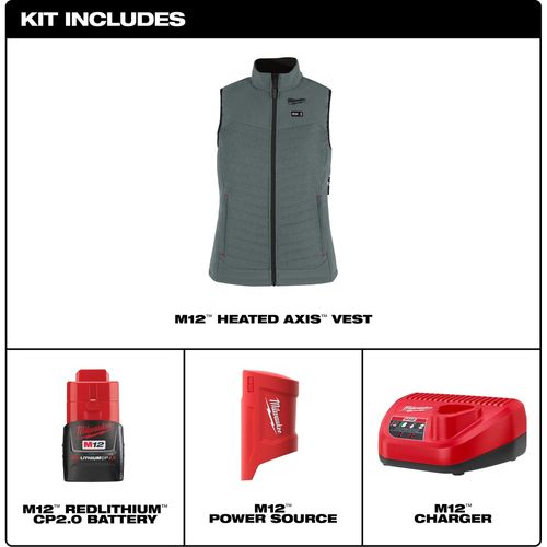 Main product image of M12 Women's Heated AXIS Vest (Large) F300E-21L