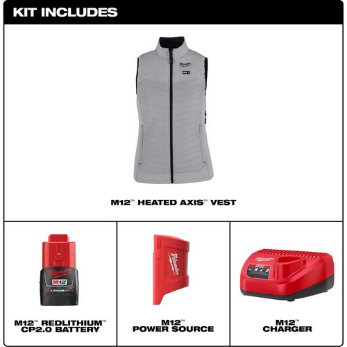 Main product image of M12 Women's Heated AXIS Vest (Small) F300G-21S