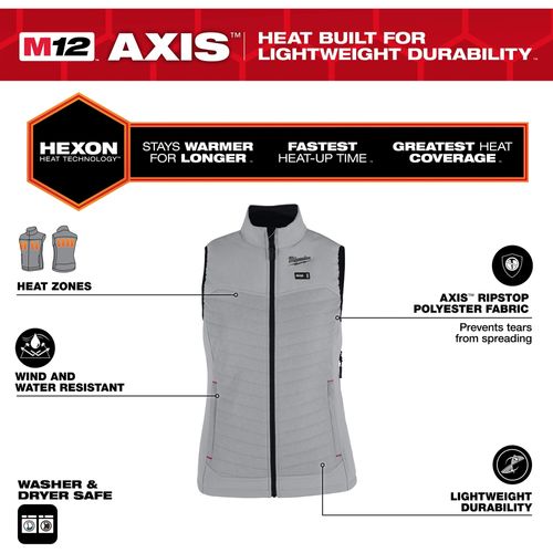 Main product image of M12 Women's Heated AXIS Vest (XS) F300G-21XS