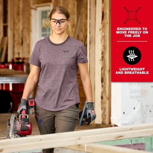 Main product image of Women's FREEFLEX Hybrid Tee - Short Sleeve Black (XL) F452B-XL