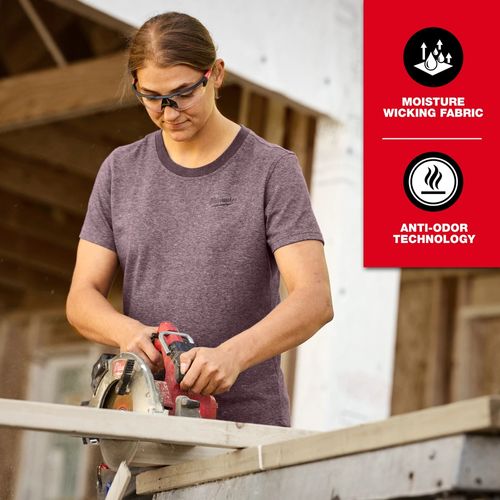 Main product image of Women's FREEFLEX Hybrid Tee - Short Sleeve Gray (XS) F452G-XS