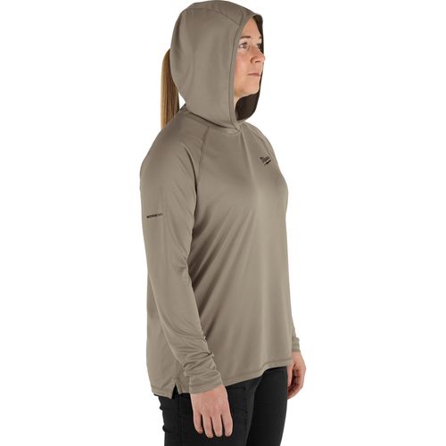 Main product image of Women's WORKSKIN Hooded Sun Shirt - Sandstone (Large) F550N-L