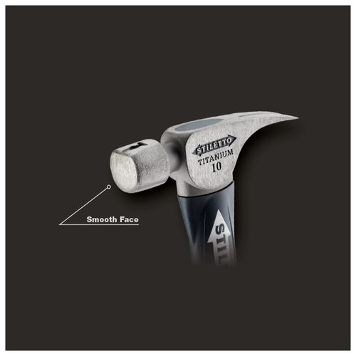 Main product image of STILETTO 10oz Smooth/Curved Fiberglass Hammer, FH10C-F