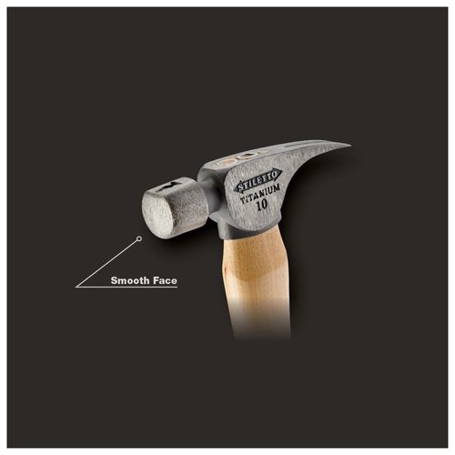 Main product image of STILETTO 10oz Smooth/Curved Hickory Hammer, FH10C