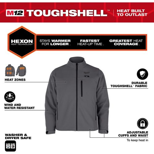 Main product image of M12 Heated TOUGHSHELL Work Jacket (XL) M100G-20XL