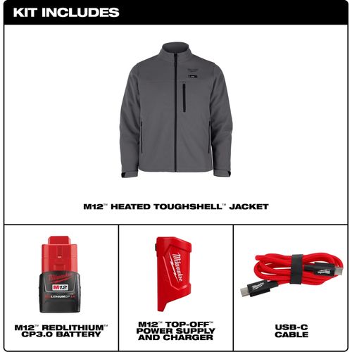 Main product image of M12 Heated TOUGHSHELL Work Jacket (3XL) M100G-213X