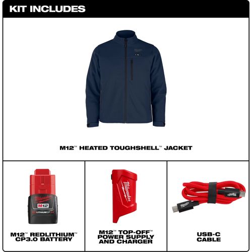 Main product image of M12 Heated TOUGHSHELL Work Jacket (XL) M100U-21XL