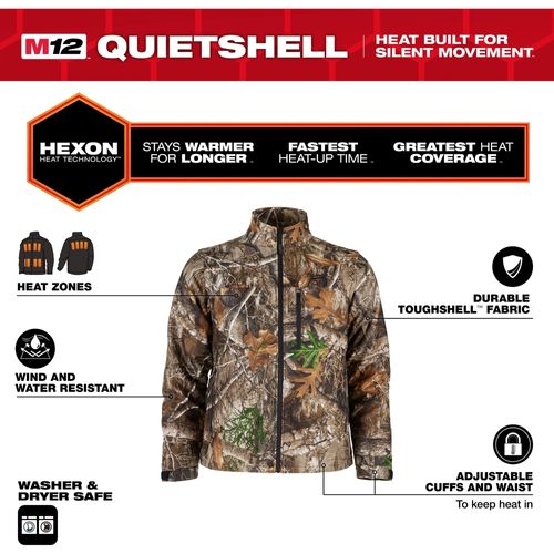 Main product image of M12 Heated QUIETSHELL Jacket (Medium) M101C-21M