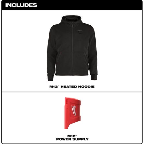 Main product image of M12 Heated Full-Zip Hoodie (2XL) M200B-202X
