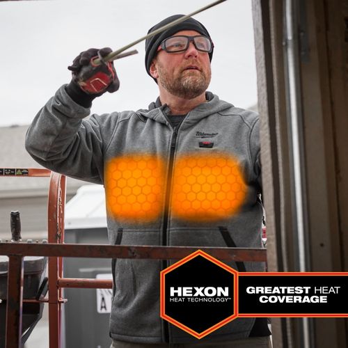 Main product image of M12 Heated Full-Zip Hoodie (Large) M200R-20L