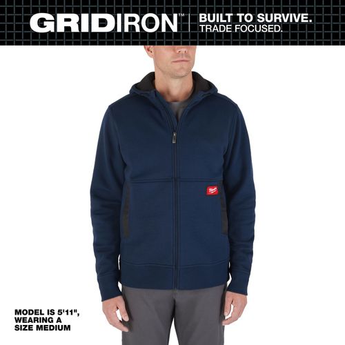 Main product image of GRIDIRON Full-Zip Hoodie (XL) M250U-XL