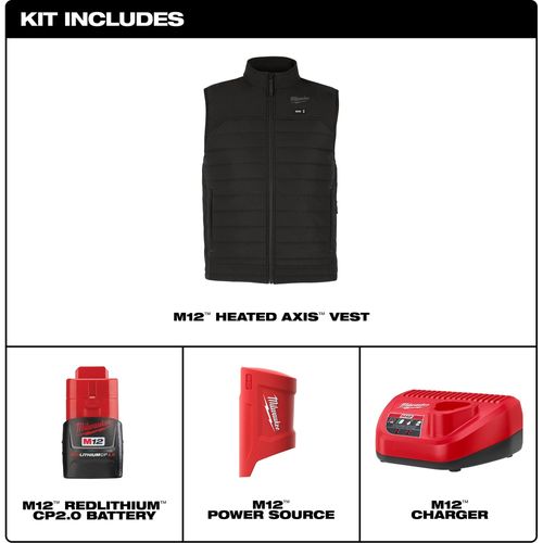 Main product image of M12 Heated AXIS Vest (Large) M300B-21L