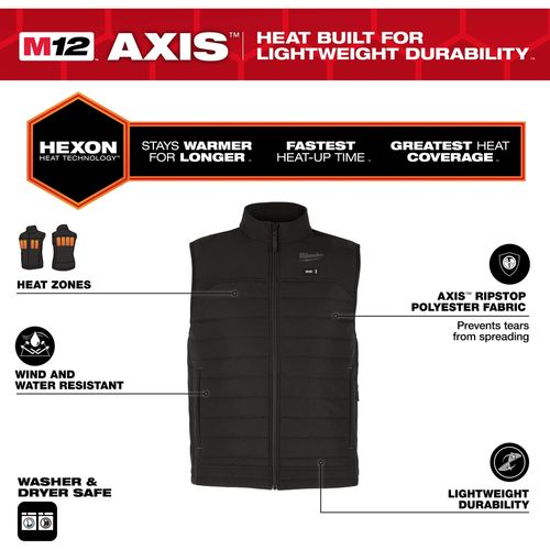 Main product image of M12 Heated AXIS Vest (Large) M300B-21L