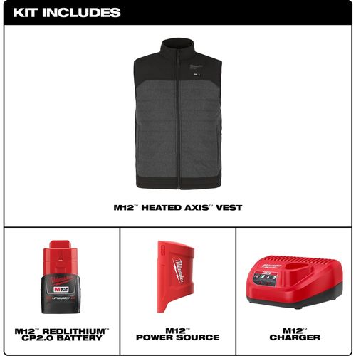 Main product image of M12 Heated AXIS Vest (2XL) M300G-212X