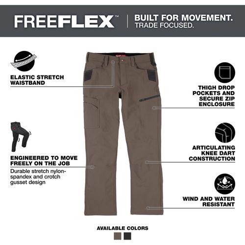 Main product image of FREEFLEX Tech Pants - Brown 3232, M651N-3232