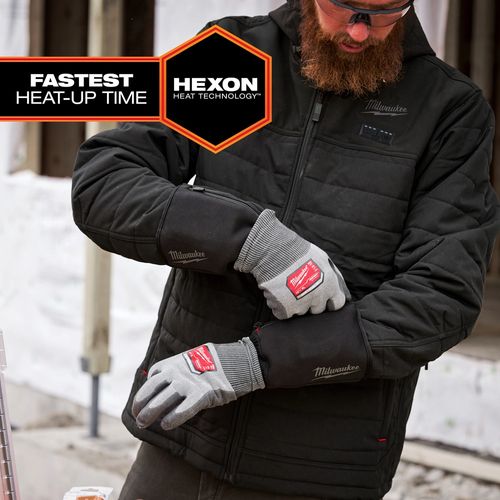 Main product image of Heated Work Glove Liners - Black (2XL) M701B-212X