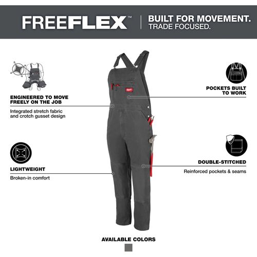 Main product image of FREEFLEX Unlined Bib Overalls, M850G-3432