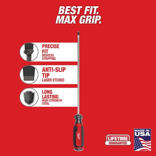 Main product image of 2 Piece 10" Cushion Grip Screwdriver Set (USA), MT200-2L