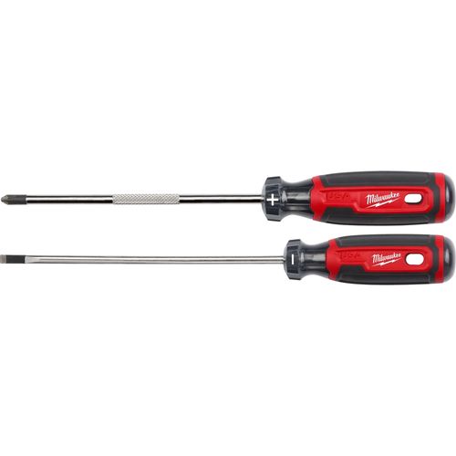 Main product image of 2 Piece 6" Cushion Grip Screwdriver Set (USA), MT200-2M