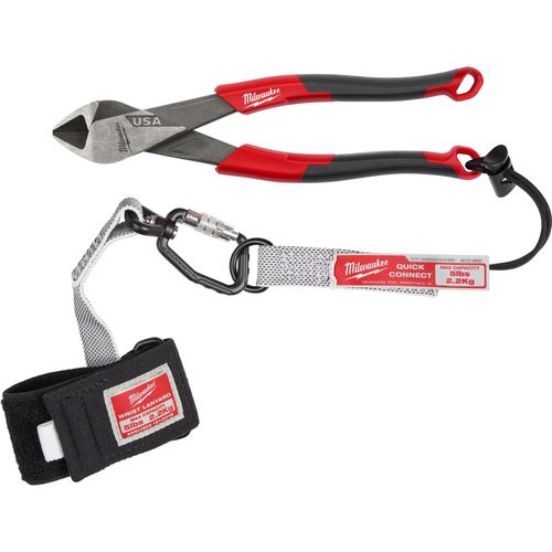 Main product image of 8" Angled Head Diagonal Comfort Grip Cutting Pliers (USA), MT558A