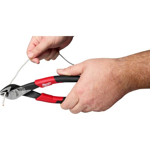 Main product image of 8" Angled Head Diagonal Comfort Grip Cutting Pliers (USA), MT558A