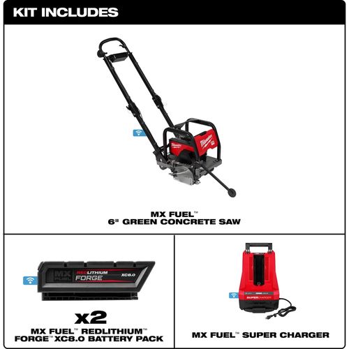 Main product image of MX FUEL 6" Green Concrete Saw Kit, MXF316-2XC