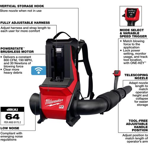 Main product image of MX FUEL Backpack Blower, MXF600-0